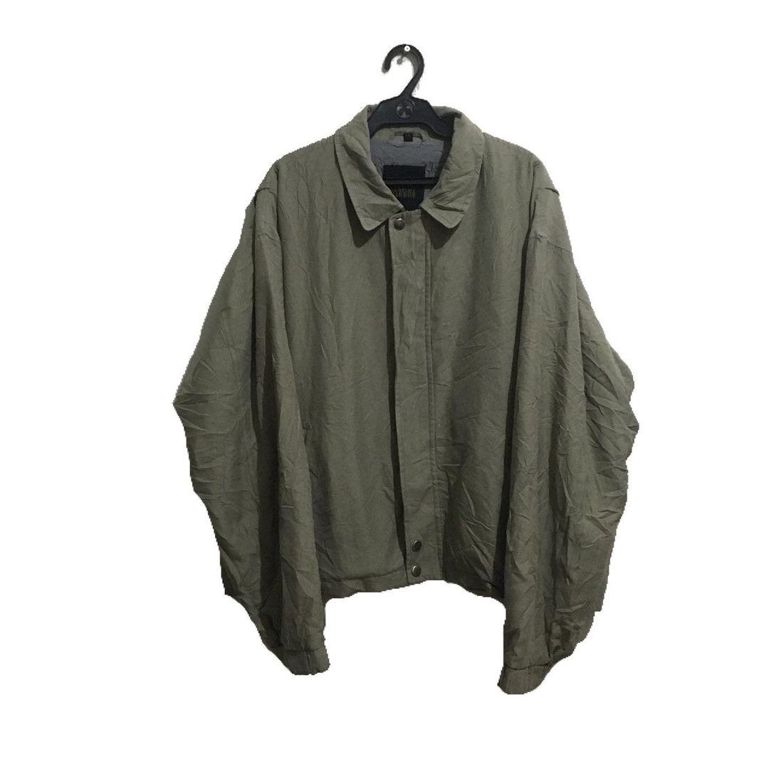 Veste Newport Harbor Homme Noir – Simili Daim, Doublée, Taille M, Vintage