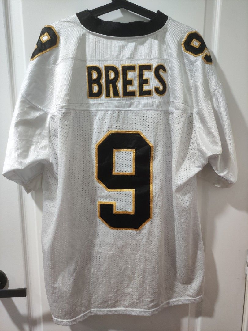 Drew brees nike cheap jersey with captains patch