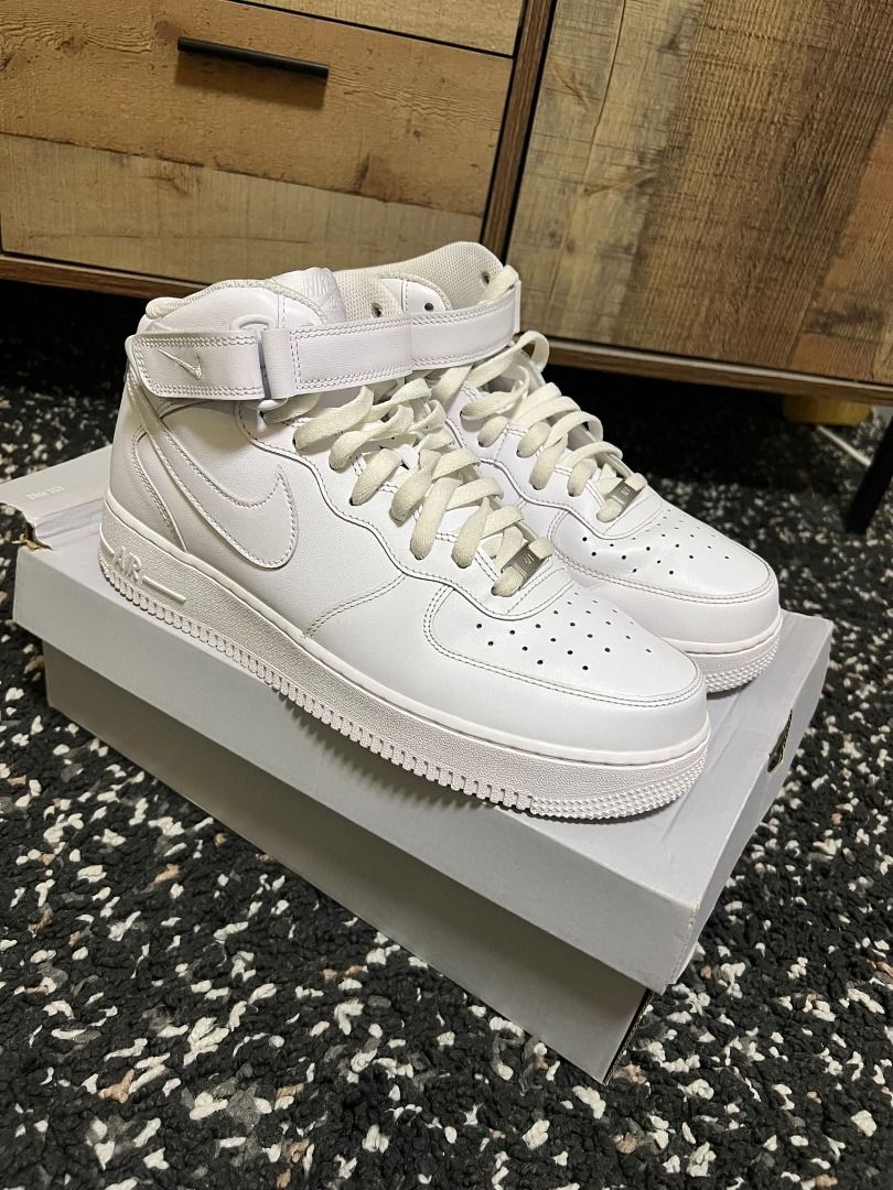 Air force one mid blanche deals