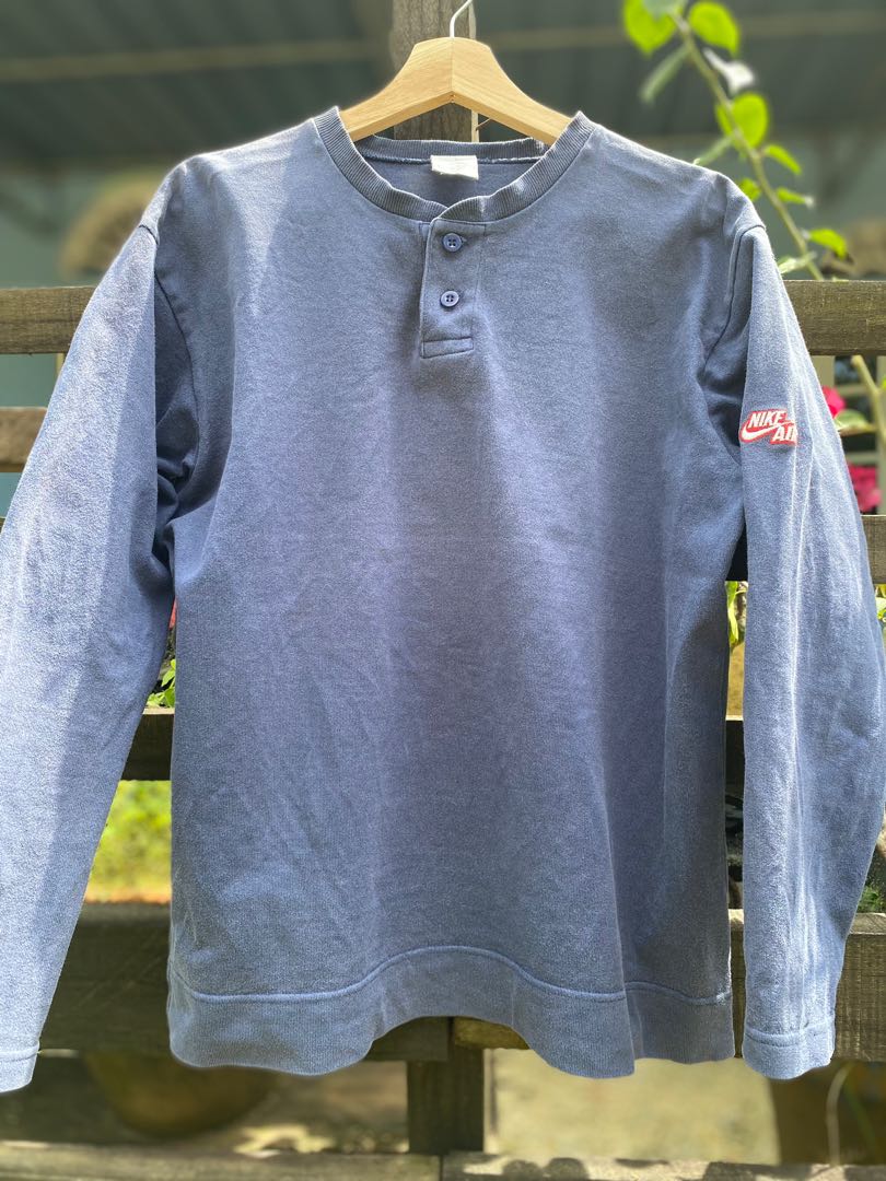 Nike Henley Long Sleeve, Men's Fashion, Tops & Sets, Tshirts & Polo