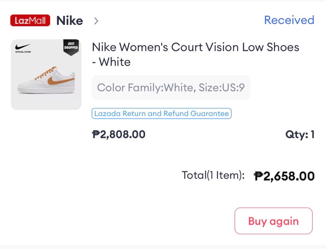 Nike official store lazada top