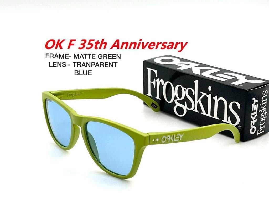 Oakley Frogskins Green 35th Anniversary Limited Edition, Men's Fashion,  Watches & Accessories, Sunglasses & Eyewear on Carousell