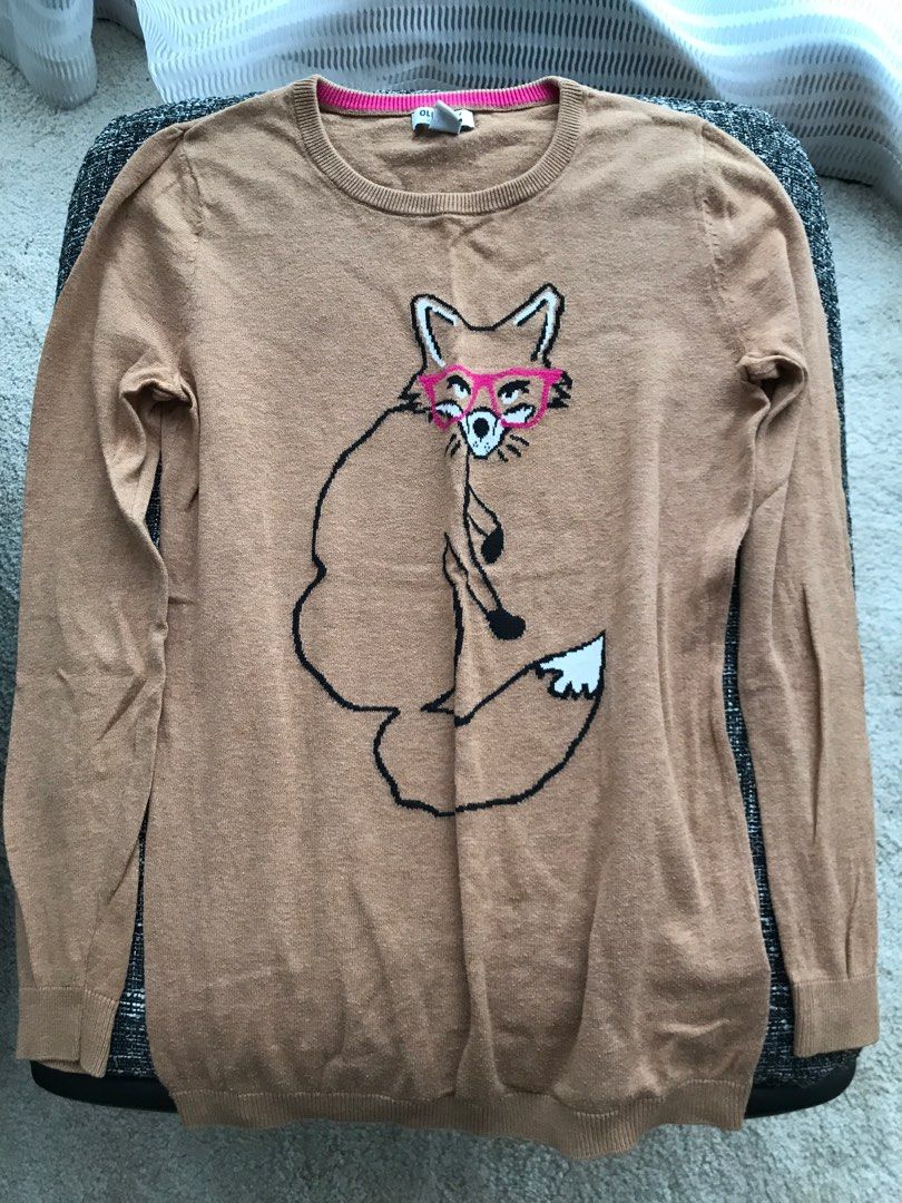 Old navy fox sweater shop