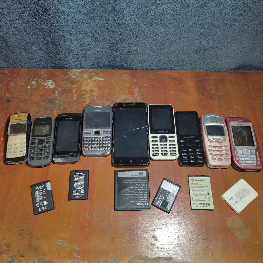 Old Smartphones Android Keypad Nokia Lenovo Cherry Mobile Old Phones on