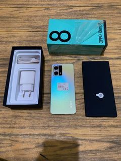 Oppo Reno 8 8/256gb Fullset bisa Cod
