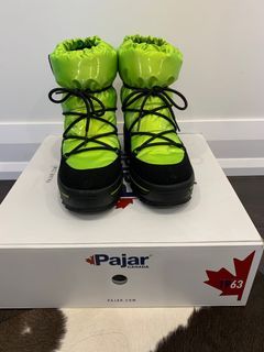 PAJAR boots - lime green - size 7