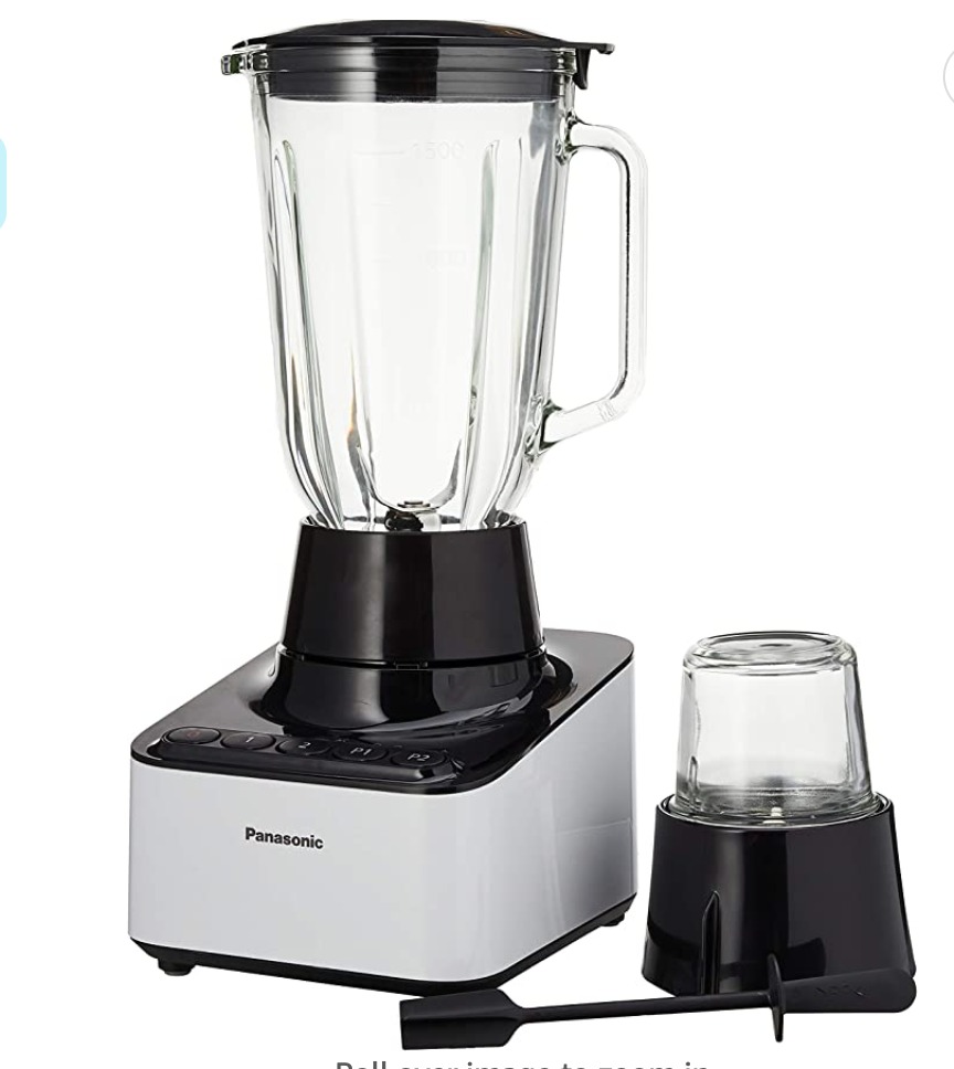 Panasonic 2L glass jug blender, with grinder, TV & Home Appliances