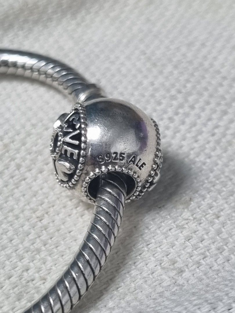 Pandora i love you talk about love charm Women s Fashion Jewelry Organizers Charms on Carousell