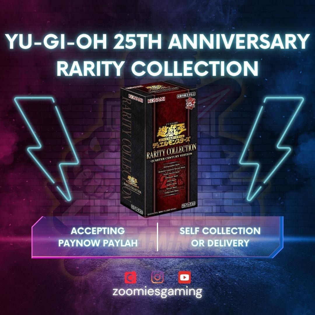 [Ready Stock]Yu-gi-oh Rarity Collection Quarter Century Edition RC04