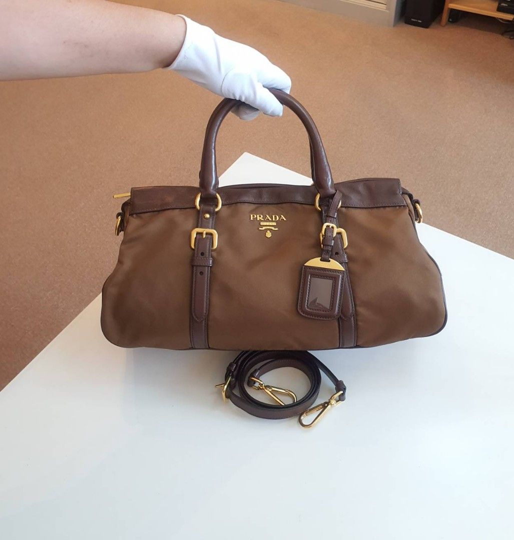 Prada Nylon Tote Bag, Luxury, Bags & Wallets on Carousell