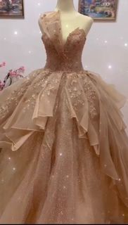 PREMIUM SUPERGRAND PEPLUM BALLGOWN