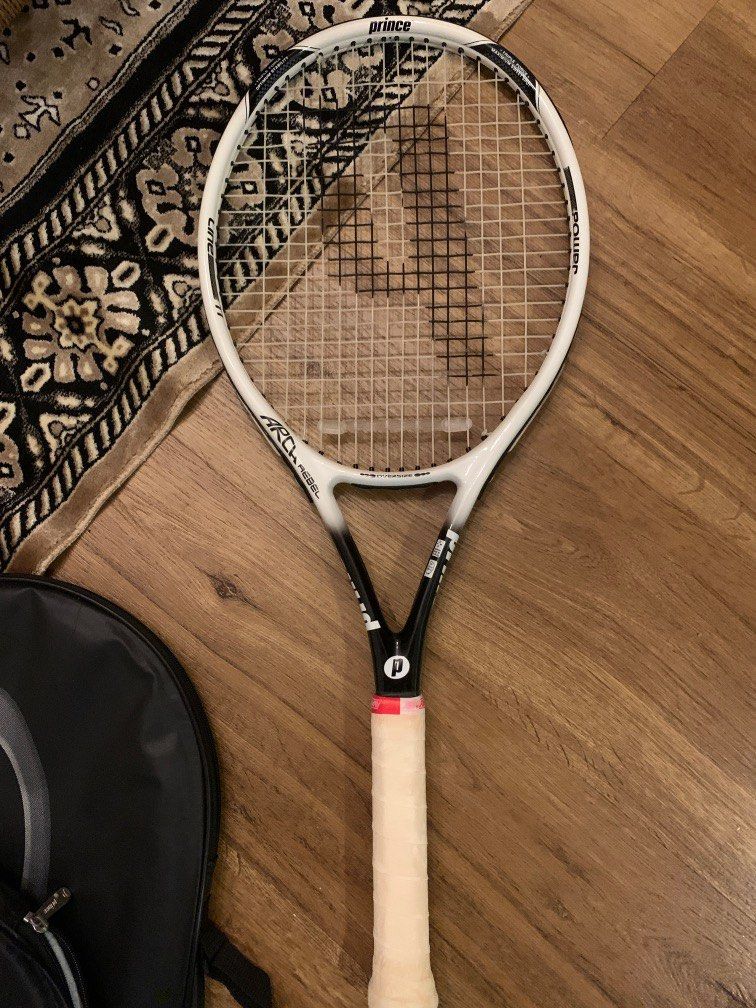 Prince arch Rebel tennis racket, Sports Equipment, Sports & Games ...