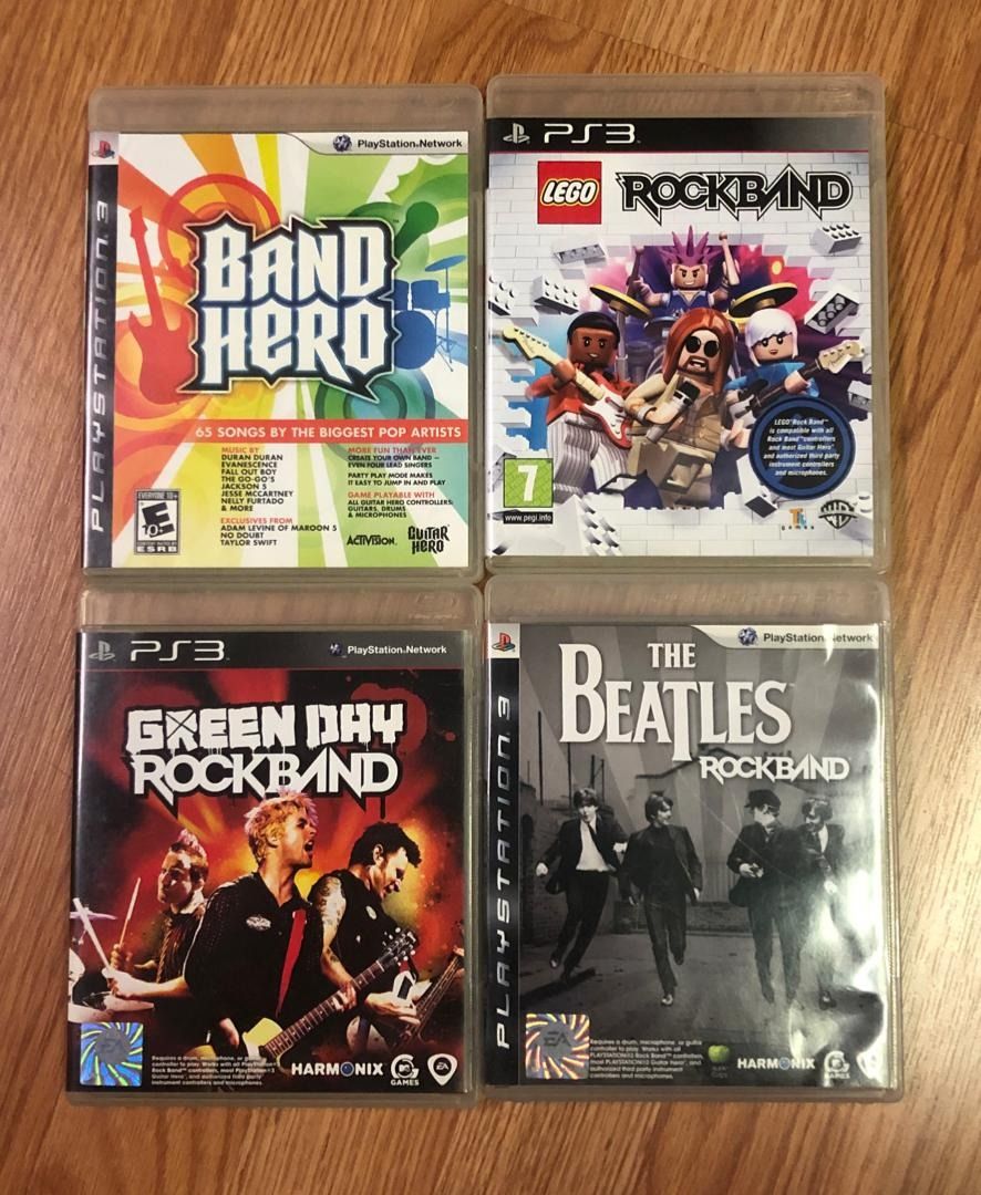 PS3] Rock Band Games (Bundle), Video Gaming, Video Games, PlayStation on  Carousell