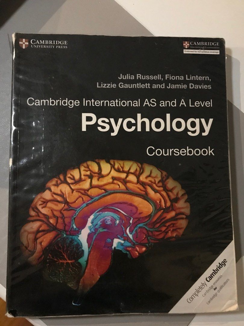 Psychology A Level Cambridge Coursebook Hobbies Toys Books Psychology A Level Cambridge Coursebook Hobbies Toys Books