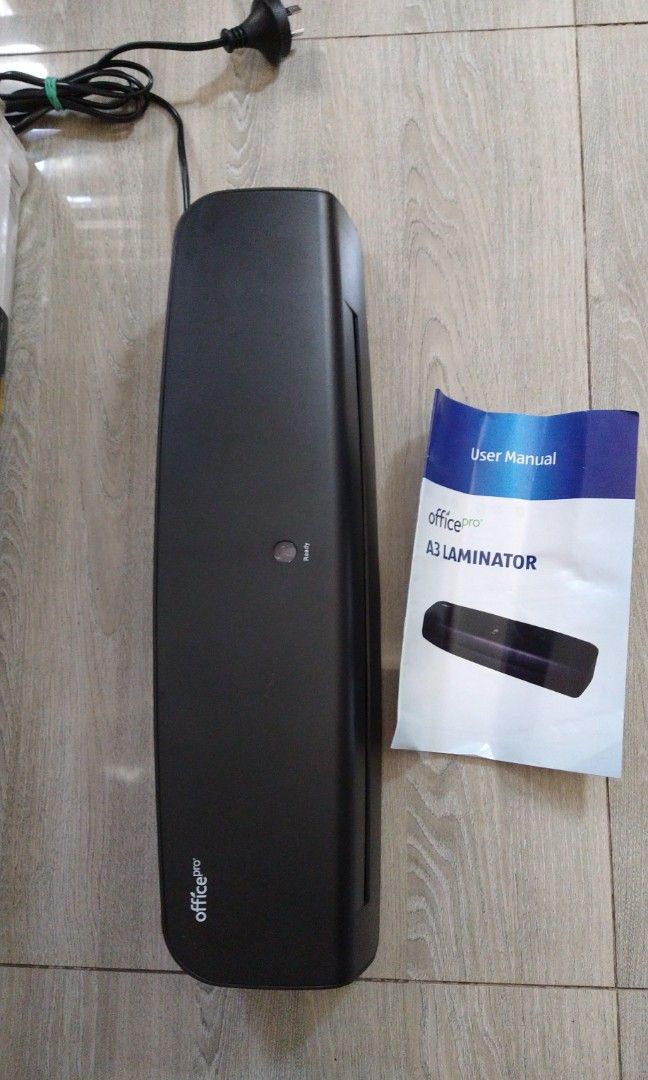 Quality A3 Laminator Machine 220V AUS (Category: Office & Business Technology) located in Manila. Submitted by PickClickShip (Listing ID 1218980894, Image 1). Description: A3 Office Pro Laminator Machine AUS - brand : Office Pro AUS - A3 size / 11.7 x 16.5" or A4 /8.27 x 11.69" - 2minutes fast warm up time - indicator button will turn from black to red when ready - compatibility: 80-125microns - L12 x W44 x H7cm - 240v/ 50Hz / 600W - Australian B