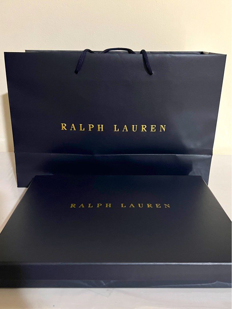 Ralph Lauren gift box & paper bag set, Luxury, Accessories on Carousell