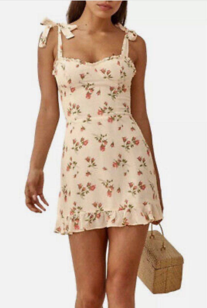 Reformation florence dress top