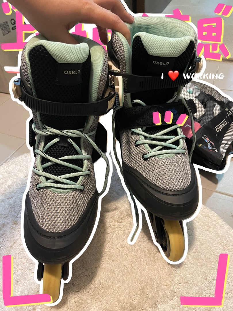 Rollerblades + protection gears, Sports Equipment, Sports & Games