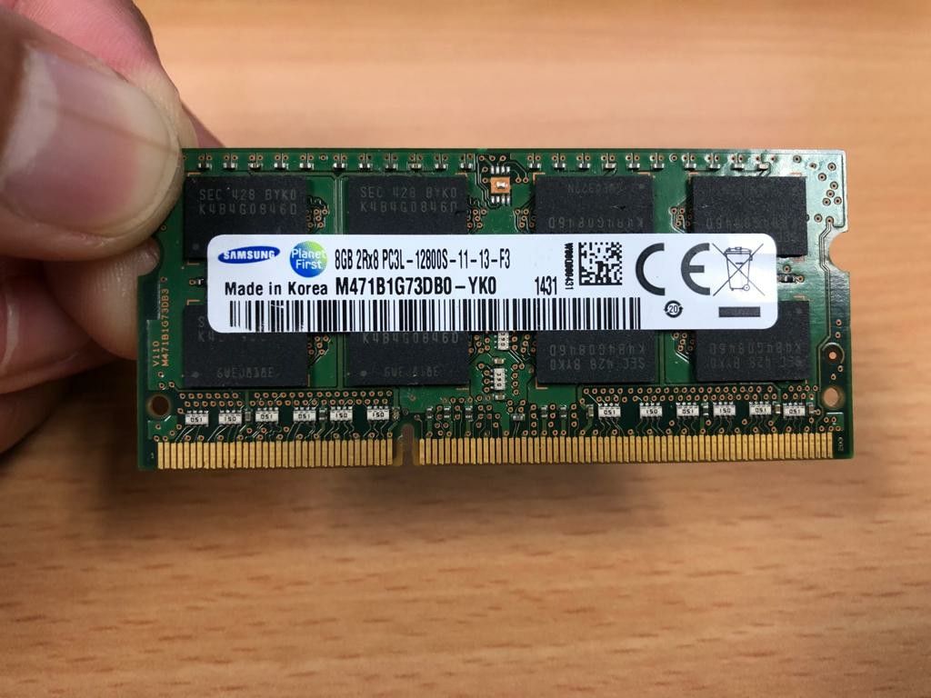 Samsung 8GB DDR3 Notebook RAM Made in Korea PRICE FOR 3 PCS RAM