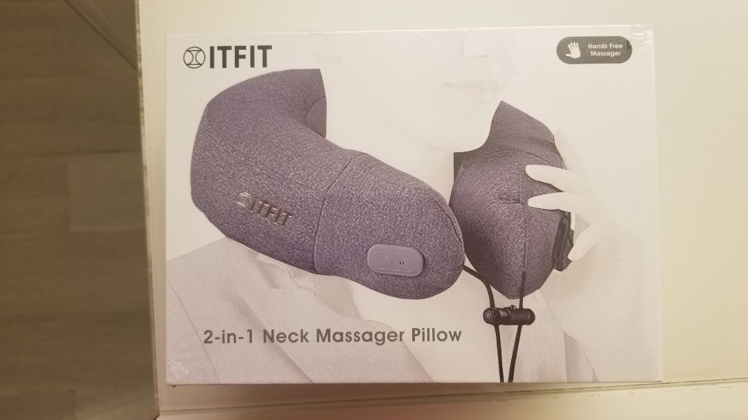 SAMSUNG C&T ITFIT 二合一頸部按摩枕自動充氣頸部恆溫按摩枕(零售價