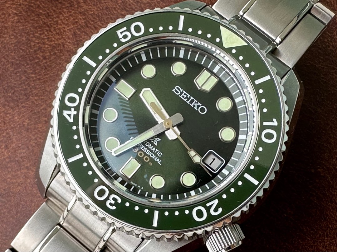 Seiko SLA019/SBDX021 Limited Edition Green MM300 Full Set, Luxury, Watches  on Carousell
