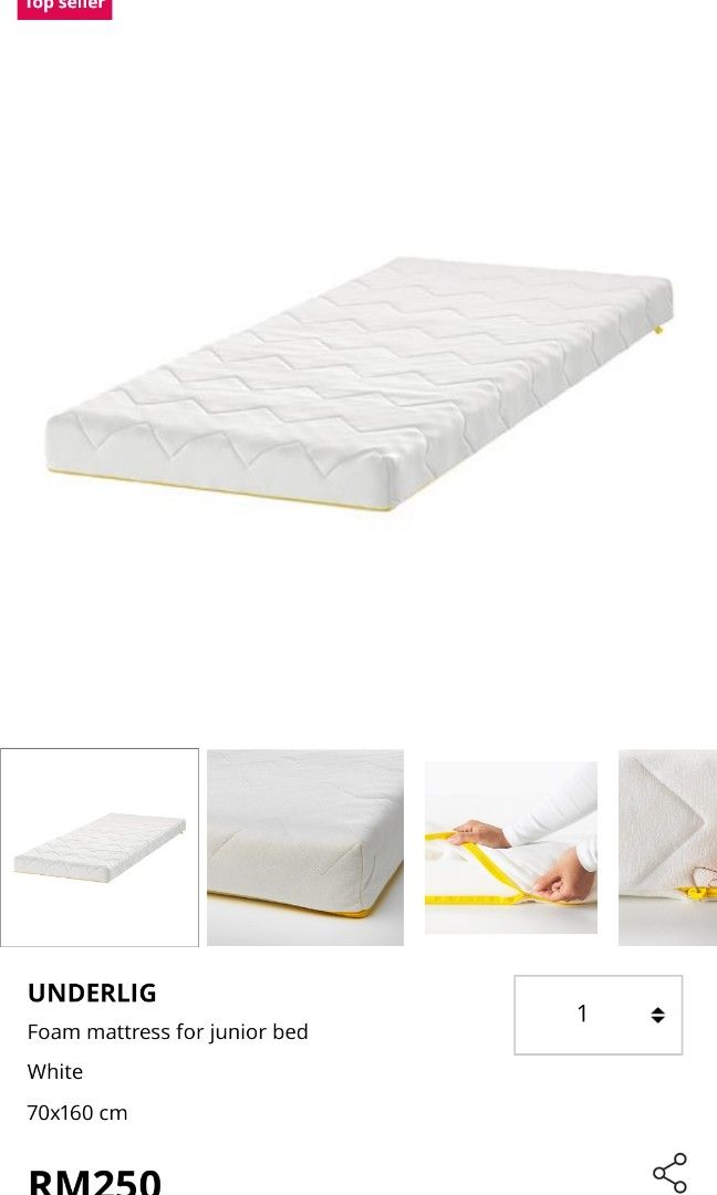 Set of 2 children's IKEA bed KRITTER, Babies & Kids, Baby Nursery