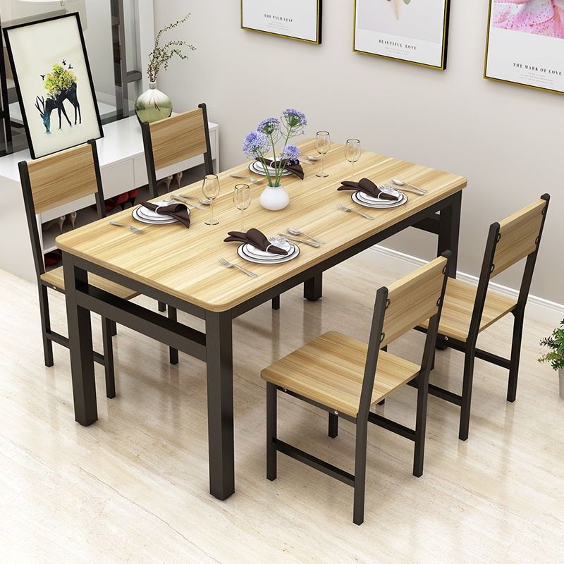 Simple Modern Household Dining Table Small Family Solid Wood Dining Table,  Furniture & Home Living, Furniture, Tables & Sets On Carousell