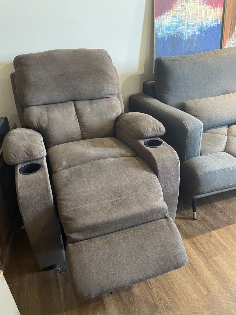 Single Recliner Sofa, Furniture & Home Living, Furniture, Sofas on