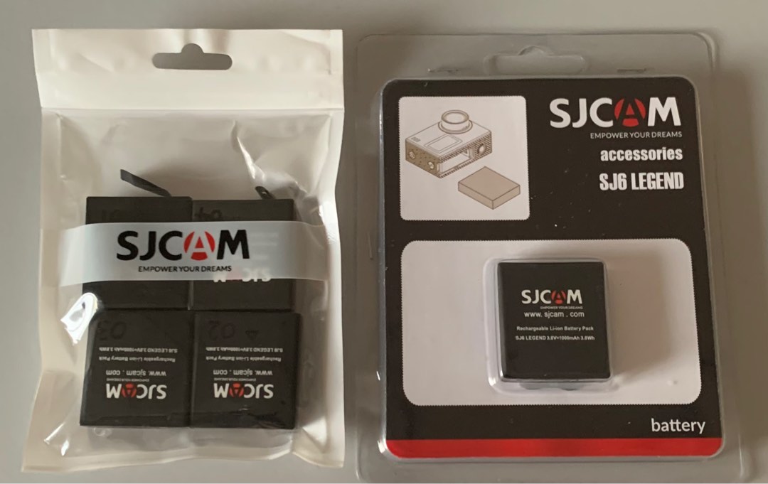 SJCAM SJ6 Legend batteries, Photography, Photography Accessories