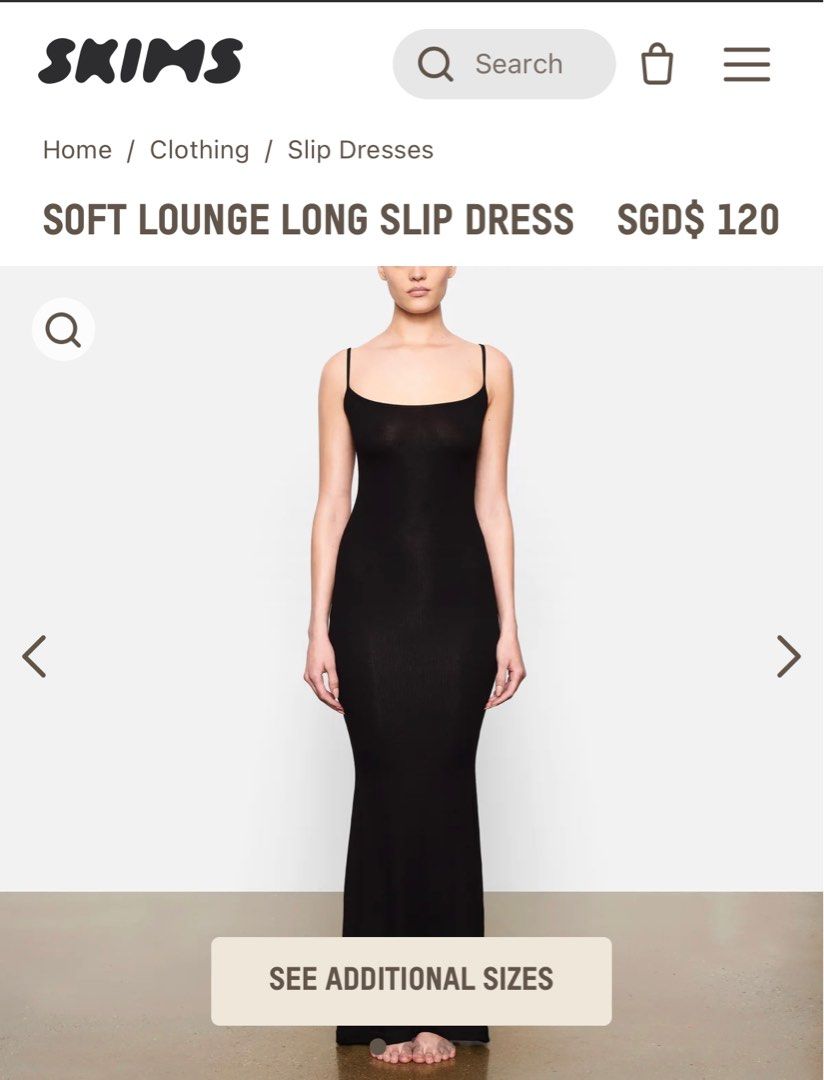 SKIMS, 'Soft Lounge' Long Slip Dress, Women