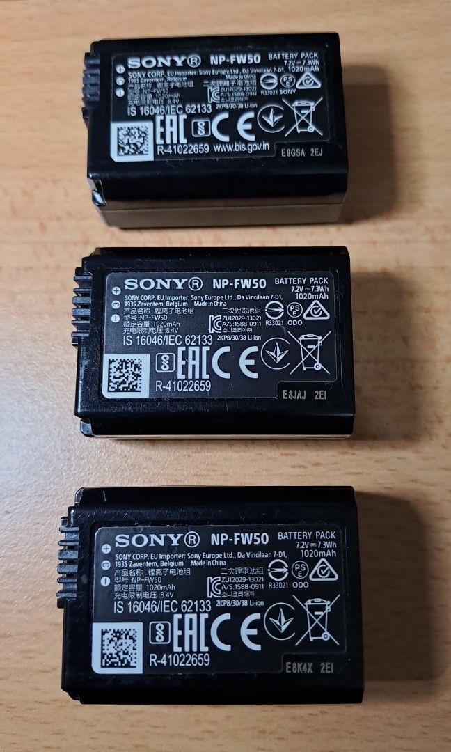 Sony NPFW50 Battery, Photography, Photography Accessories, Batteries & Chargers on Carousell