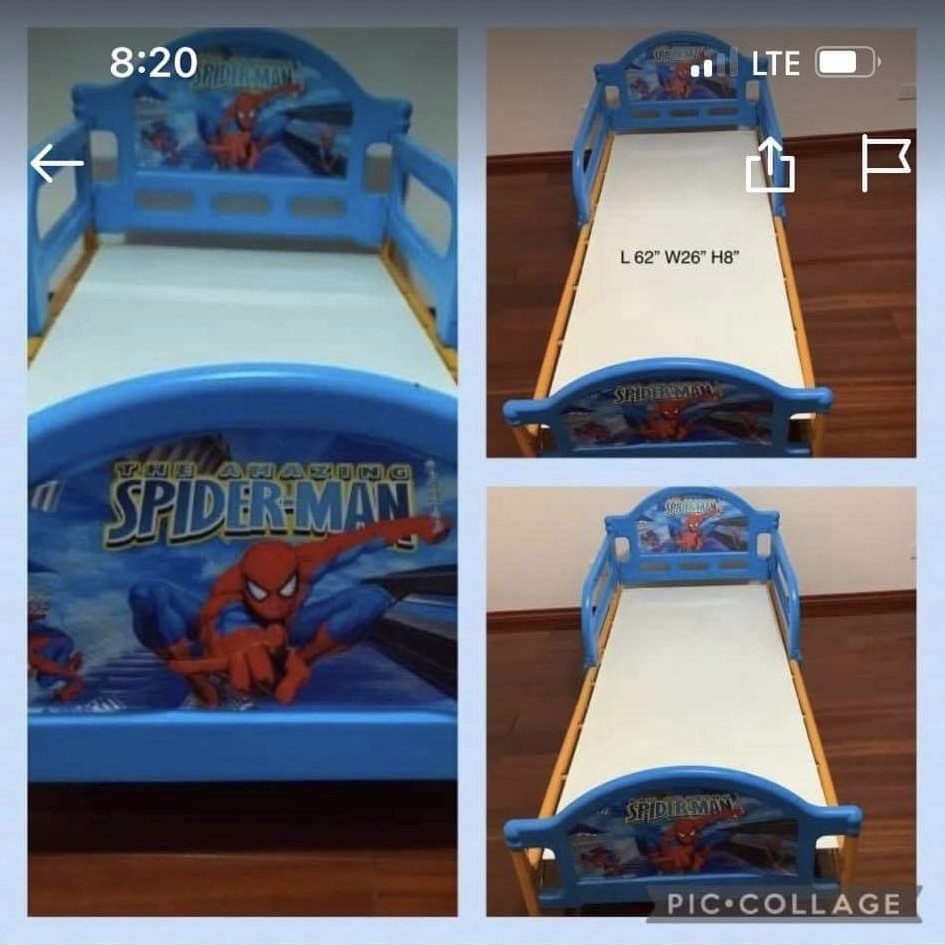 Spiderman Toddler Bed, Babies & Kids, Baby Nursery & Kids Furniture