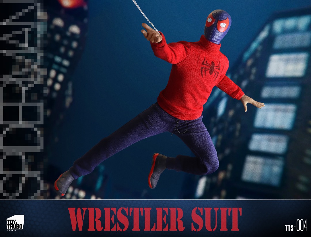 Spider-Man Wrestler Suit - Toyz Trubo Studio TTS-004 1/6th Scale Game,  Hobbies & Toys, Toys & Games on Carousell