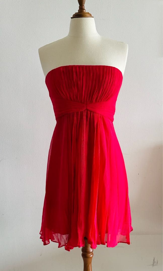 Bcbg red dress short sales