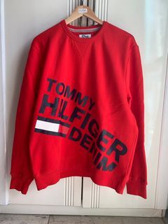 Sweater TOMMY HILFIGER Denim size Large