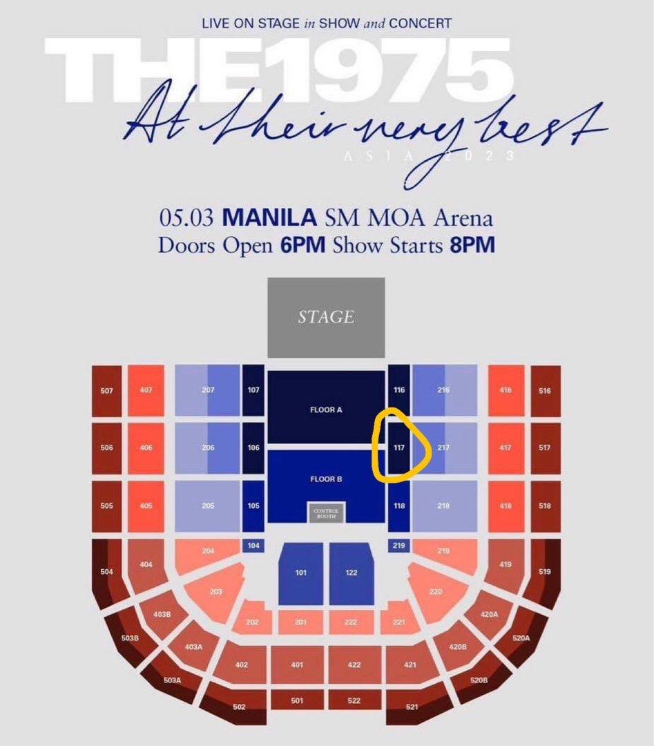 The 1975 in Manila 2023, Tickets & Vouchers, Event Tickets on Carousell