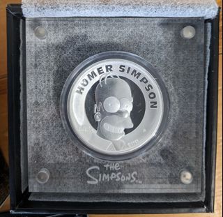 The Simpsons -  Homer 2021 2oz Silver Proof Coin
