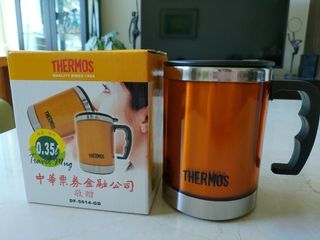 【全新】THERMOS 不鏽鋼冷熱兩用晶彩杯 Travel Mug
