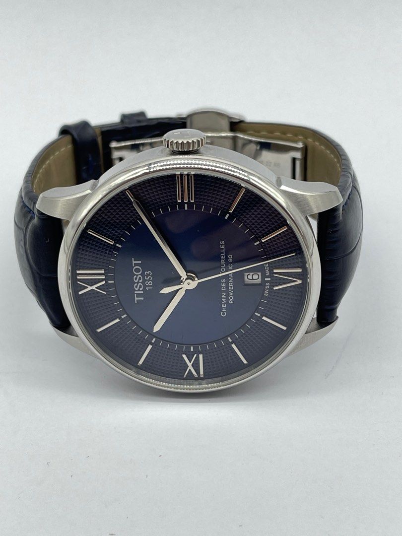 Chemin des tourelles automatic store blue dial men's watch