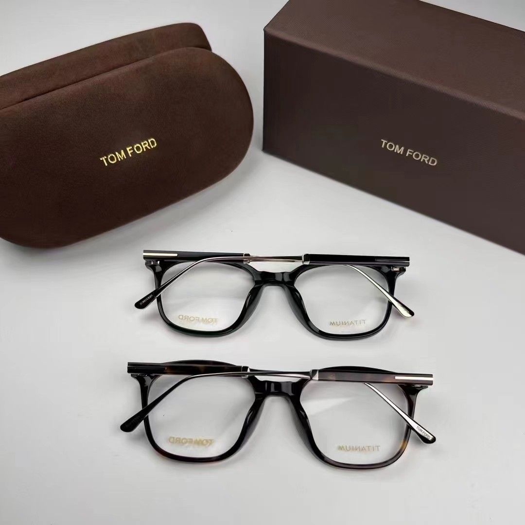 Tom Ford Eyewear tf5484f spectacles glasses, Men's Fashion, Watches &  Accessories, Sunglasses & Eyewear on Carousell