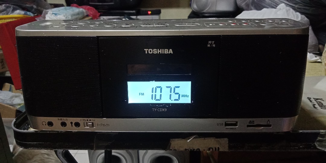 Toshiba TY-CDX9 USB/SD Cassette Radio, Audio, Portable Music