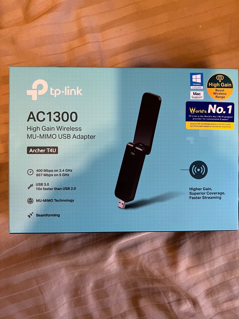 TP LINK AC 1300 wireless adapter, Computers & Tech, Parts & Accessories ...