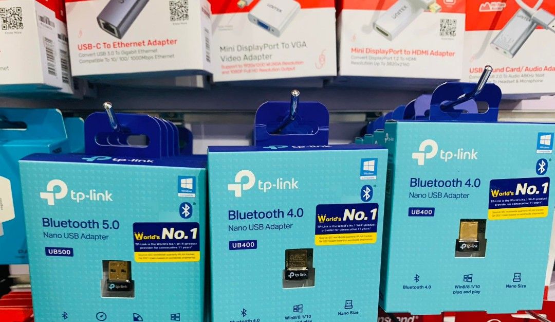 TP-Link Bluetooth Dongles/Adapters (Category: Networking) located in Makati City. Submitted by techubstoreandaccessories (Listing ID 1218972018, Image 1). Description: TP-Link Bluetooth Dongles/Adapters On Hand! Ready to Ship! DIRECT SUPPLIER❗❗❗BRANDNEW ITEMS❗❗❗ WITH 7DAYS REPLACEMENT FOR FACTORY DEFECTS AND 1YR WARRANTY ❗️2YRS WARRANTY FOR TRANSCEND DASHCAM & BODYCAM ❗️ 🔹️EDIFIER 🔹️A4Tech 🔹️Logitech 🔹️TP-Link🔹️AirMonster 🔹️UGREEN 🔹️Transc
