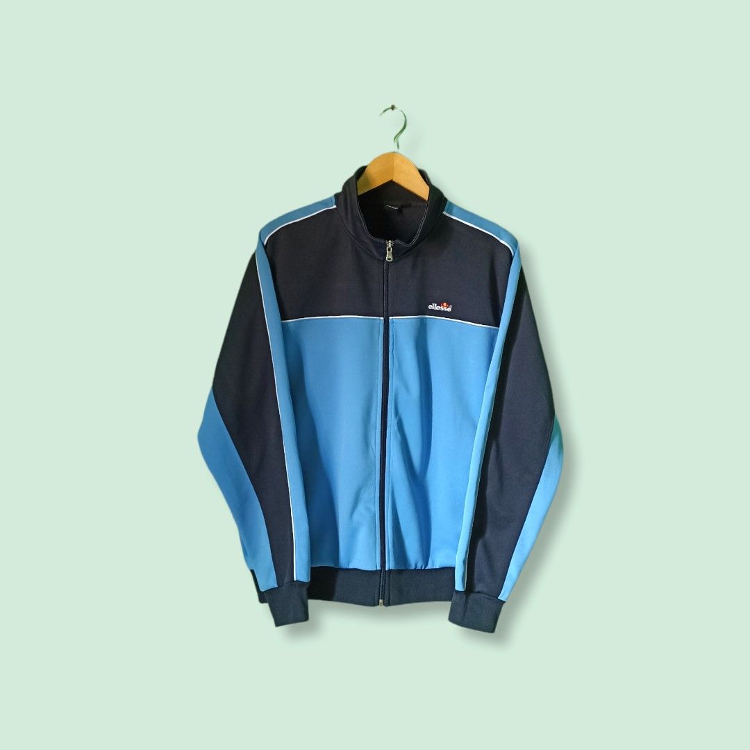 Tracktop Ellesse Original Fesyen Pria Pakaian Baju Luaran di