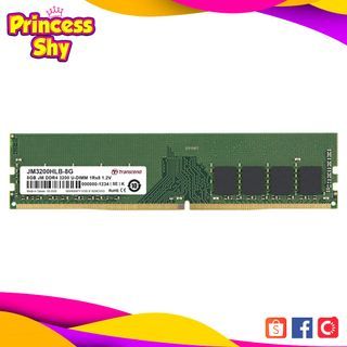 Transcend JetRam 8GB DDR4 3200 MHz Long-DIMM Desktop Memory Ram JM3200HLB-8G