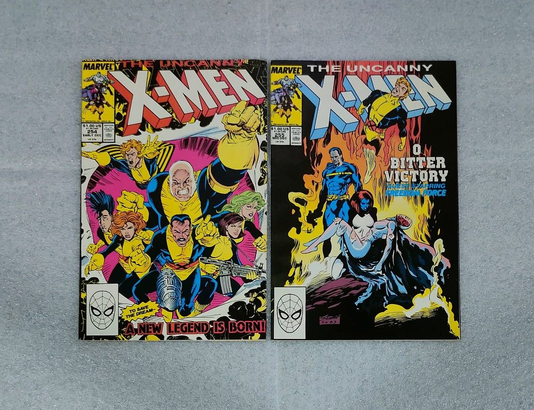 Uncanny XMen 254 255 Story Arc) (1989), Hobbies & Toys, Books & Magazines, Comics