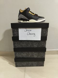 [Under Retail] Jordan 3 Retro Black Cement Gold
