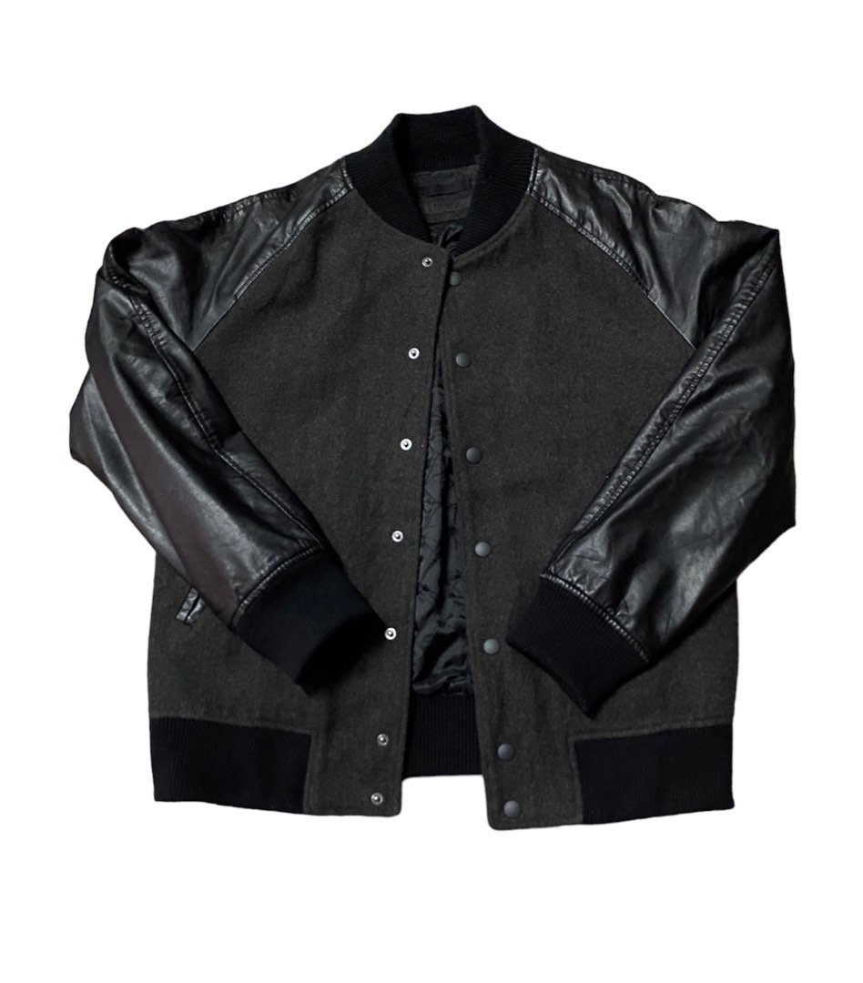 Uniqlo Stadium Jacket (Leather Varsity), Men's Fashion, Coats, Jackets ...