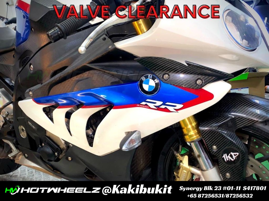 VALVE CLEARANCE BMW S1000RR, Motorcycles, Motorcycle Accessories on
