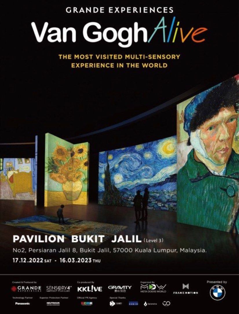 VAN GOGH ALIVE TICKET PAVILLION BUKIT JALIL, Tickets & Vouchers, Event